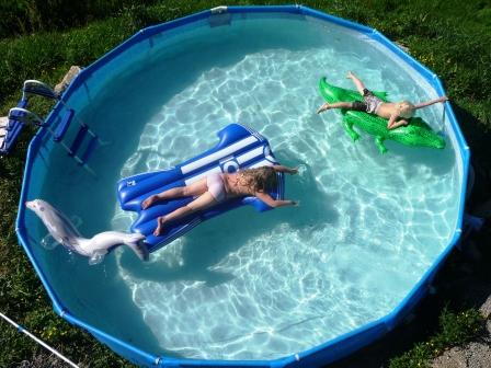 Blåvitt och blåvita barn